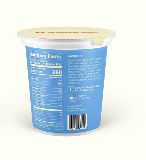 Protein Oatmeal Cups - Blueberry Coconut, 12 Pack